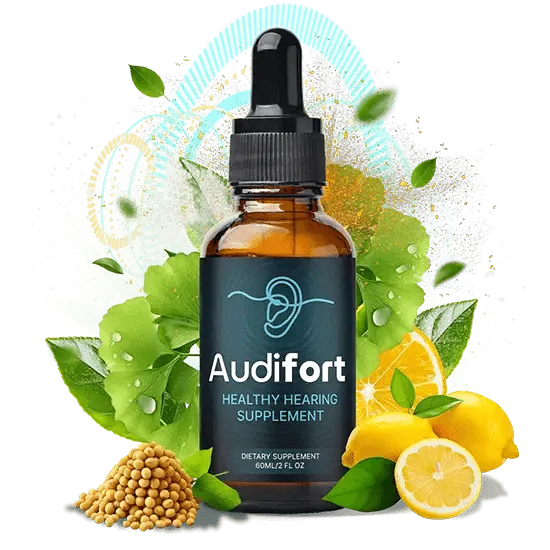 Audifort supplement bottle for focus and memory