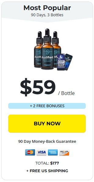 Audifort official order page 3 bottles bundle